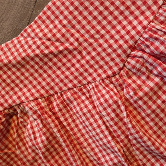 Cider BNWT Red Gingham Women's Skirt Size L - Picture 2 of 5